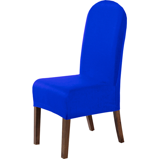SET DE 2 FUNDAS DE SILLA CON RESPALDO REDONDO AURORA AZUL image 3