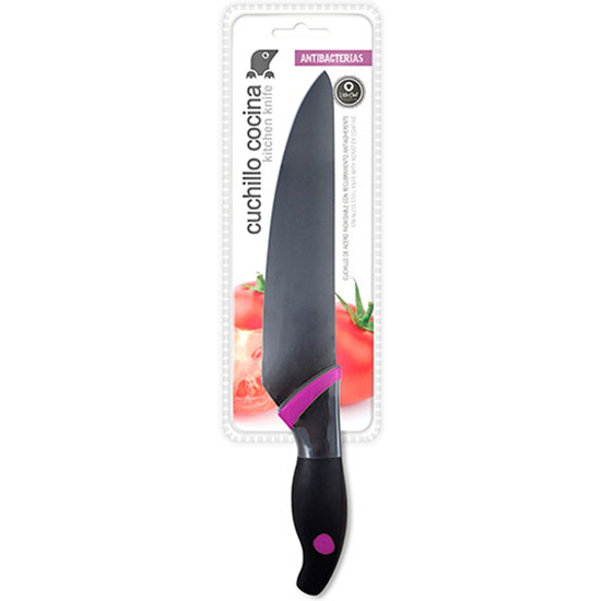 CUCHILLO COCINA 20CM. MORADO image 0