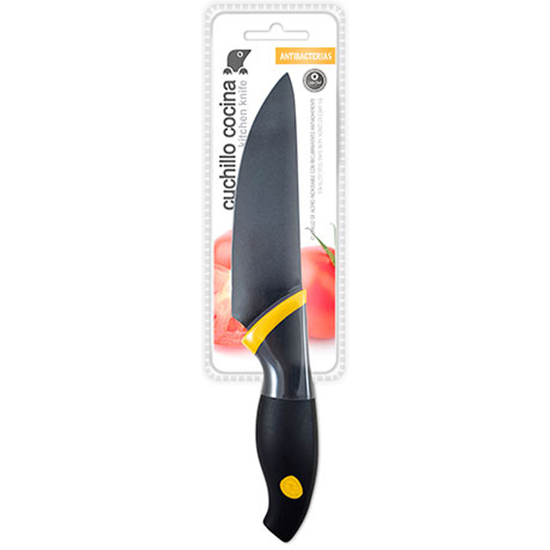 CUCHILLO COCINA 12CM. AMARILLO image 0