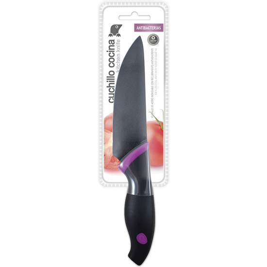 CUCHILLO COCINA 12CM. MORADO image 0