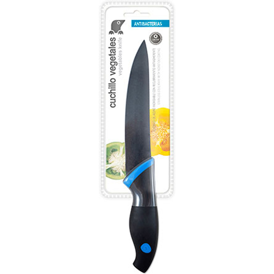 CUCHILLO VEGETALES AZUL image 0