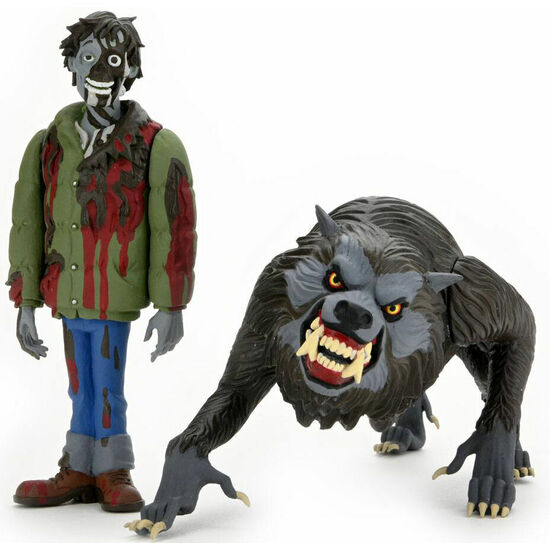 SET FIGURAS TOONY TERRORS JACKS Y KESSLER WOLF UN LOBO AMERICANO EN LONDRES 15CM image 0