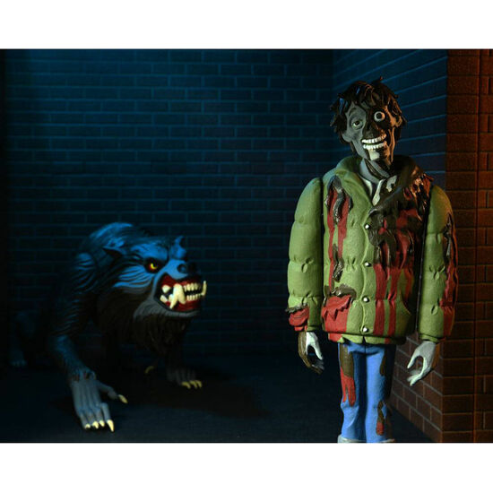 SET FIGURAS TOONY TERRORS JACKS Y KESSLER WOLF UN LOBO AMERICANO EN LONDRES 15CM image 1