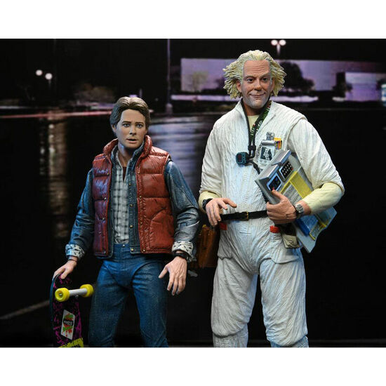 FIGURA ACTION ULTIMATE DOC BROWN REGRESO AL FUTURO 1985 18CM image 2