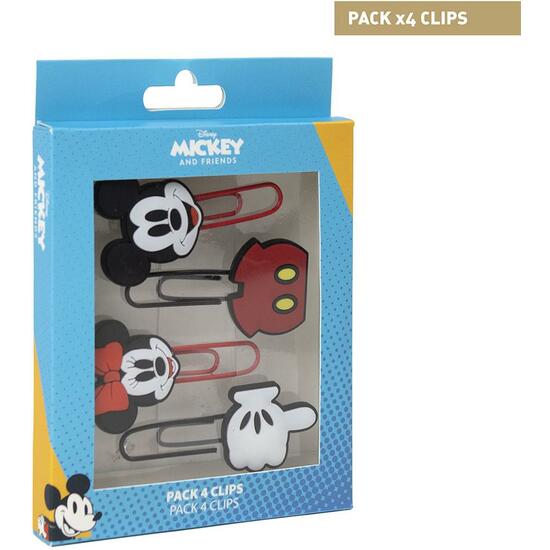 CLIPS PACK X4 MICKEY MULTICOLOR image 0