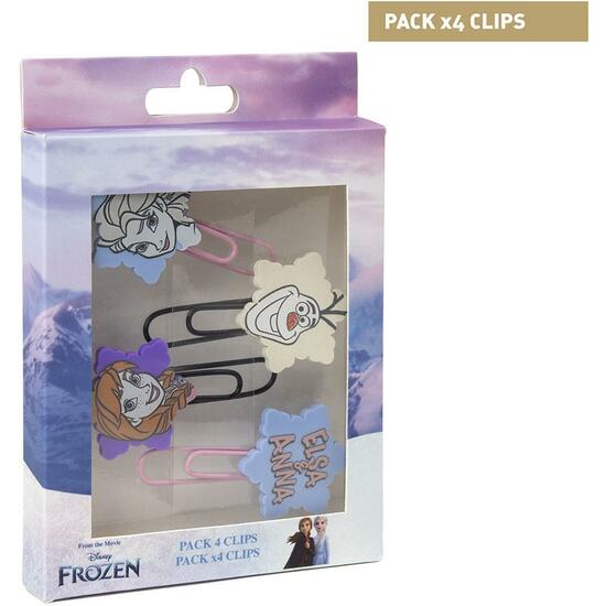 CLIPS PACK X4 FROZEN II MULTICOLOR image 0