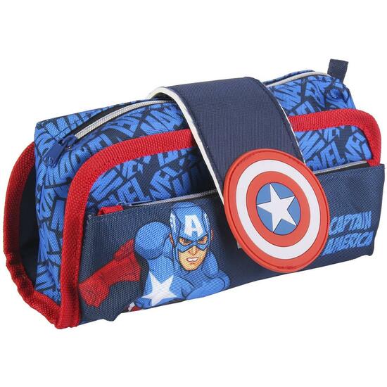 ESTUCHE PORTATODO VELCRO MARVEL BLUE image 0