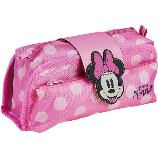 ESTUCHE PORTATODO VELCRO MINNIE PINK image 0