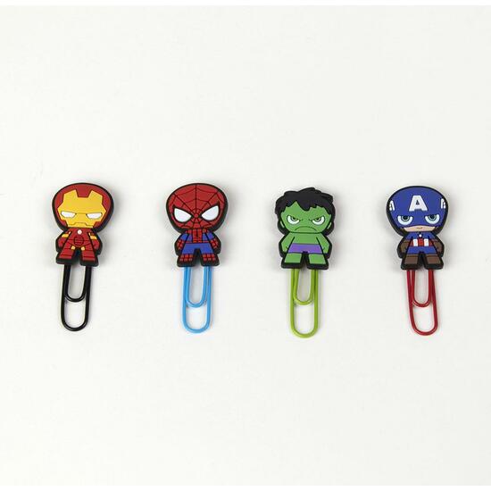 CLIPS PACK X4 MARVEL MULTICOLOR image 1