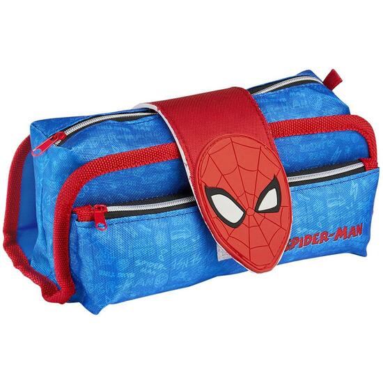 ESTUCHE PORTATODO VELCRO SPIDERMAN BLUE image 0