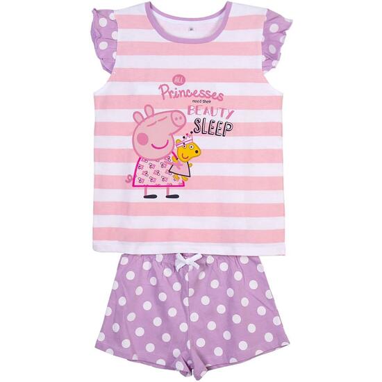 PIJAMA CORTO SINGLE JERSEY TIRANTES PEPPA PIG image 0