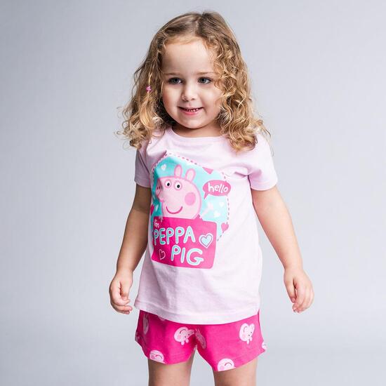 PIJAMA CORTO SINGLE JERSEY PUNTO PEPPA PIG image 3