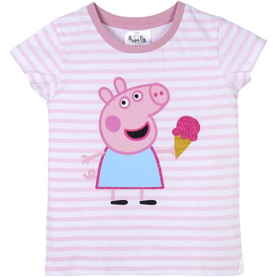 CAMISETA CORTA SINGLE JERSEY PUNTO PEPPA PIG image 0