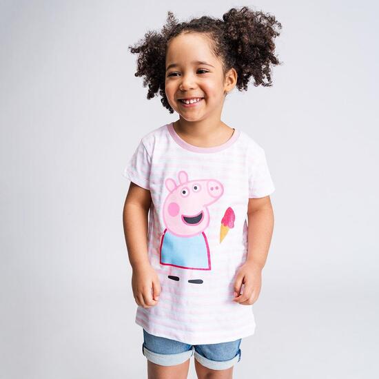 CAMISETA CORTA SINGLE JERSEY PUNTO PEPPA PIG image 3