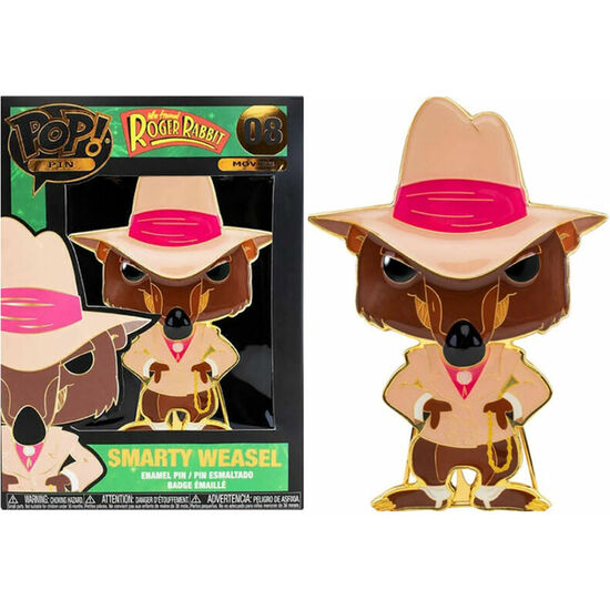 POP PIN ROGER RABBIT SMARTY WEASEL 10CM image 0