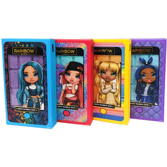 EXPOSITOR 12 TABLETAS BURBUJAS DE BAÑO RAINBOW HIGH image 1