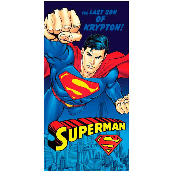 TOALLA SUPERMAN DC COMICS MICROFIBRA image 0
