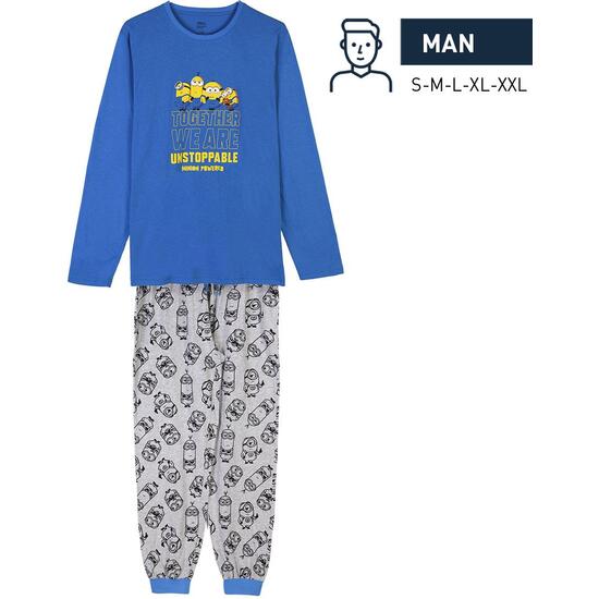 PIJAMA LARGO SINGLE JERSEY MINIONS image 0