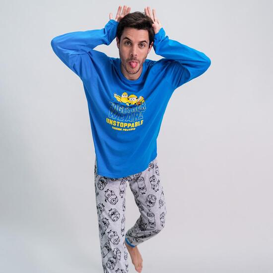 PIJAMA LARGO SINGLE JERSEY MINIONS image 3