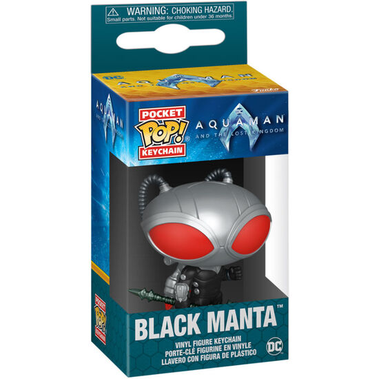 LLAVERO POCKET POP DC COMICS AQUAMAN Y EL REINO PERDIDO BLACK MANTA image 1
