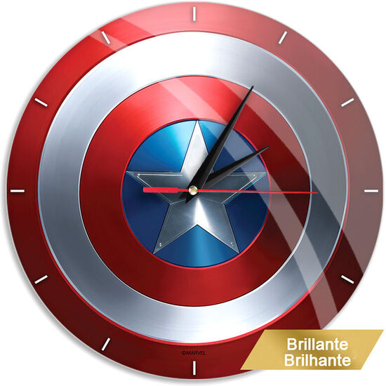 RELOJ PARED CAPITAN AMERICA MARVEL image 0