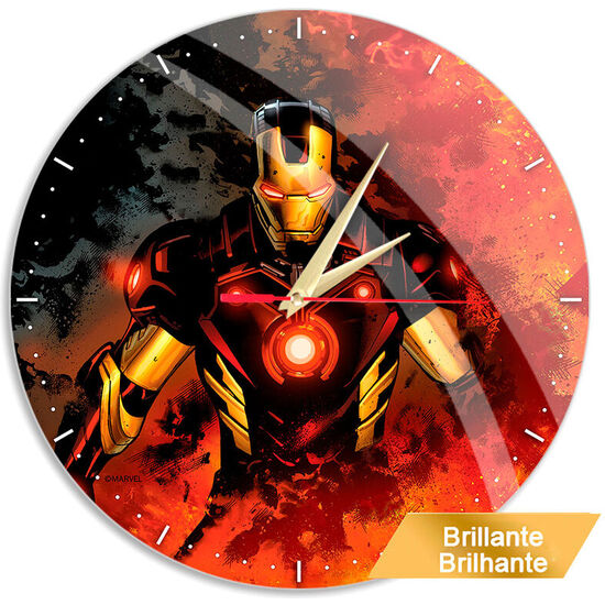 RELOJ PARED IRON MAN MARVEL image 0