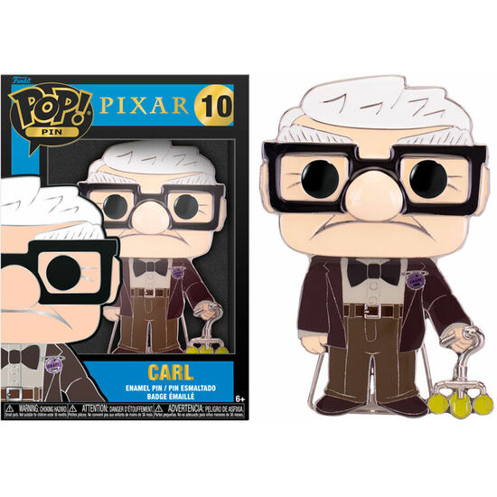 POP PIN DISNEY PIXAR UP CARL 10CM image 0