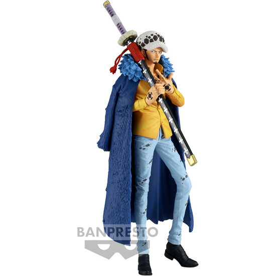 FIGURA THE TRAFALGAR LAW WANOKUNI KING OF ARTIST ONE PIECE 23CM image 0