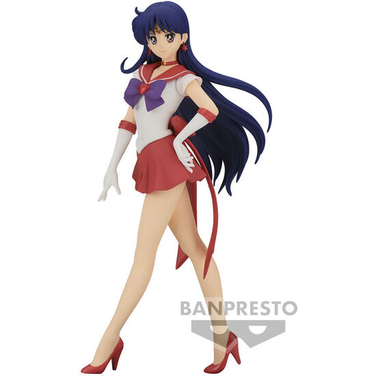 FIGURA SUPER SAILOR MARS VER.B GLITTER & GLAMOURS ETERNAL PRETTY GUARDIAN SAILOR MOON 23CM image 0