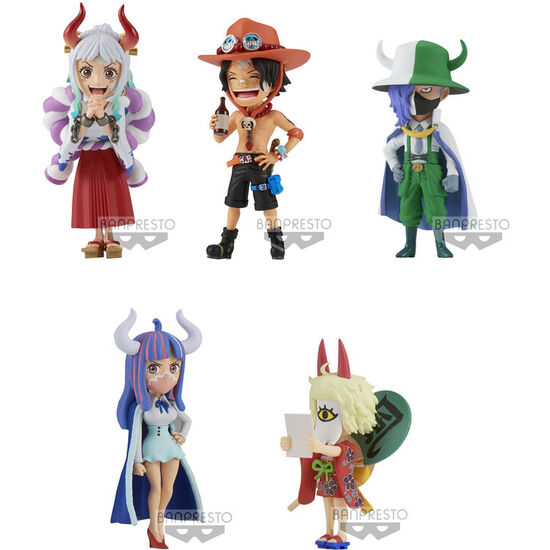 PACK 12 FIGURAS WANOKUNI ONIGASHIMA 2 WORD COLLECTABLE ONE PIECE 7CM SURTIDO image 0