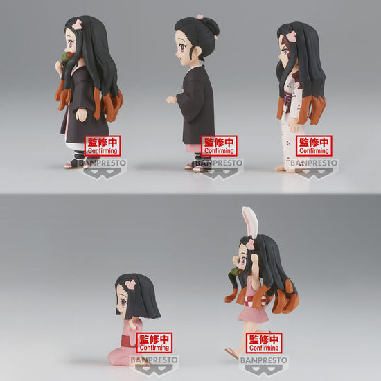 PACK 12 FIGURAS NEZUKO KAMADO WORD COLLECTABLE III DEMON SLAYER KIMETSU NO YAIBA 7CM SURTIDO image 1