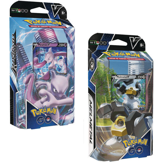 EXPOSITOR 8 BARAJAS JUEGO CARTAS COLECCIONABLES MEWTWO & MELMETAL POKEMON GO SURTIDO image 0