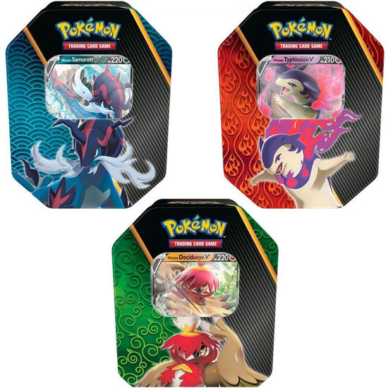 EXPOSITOR 6 LATAS METÁLICAS JUEGO CARTAS COLECCIONABLES SUMMER V ESPADA Y ESCUDO POKEMON SURTIDO image 0