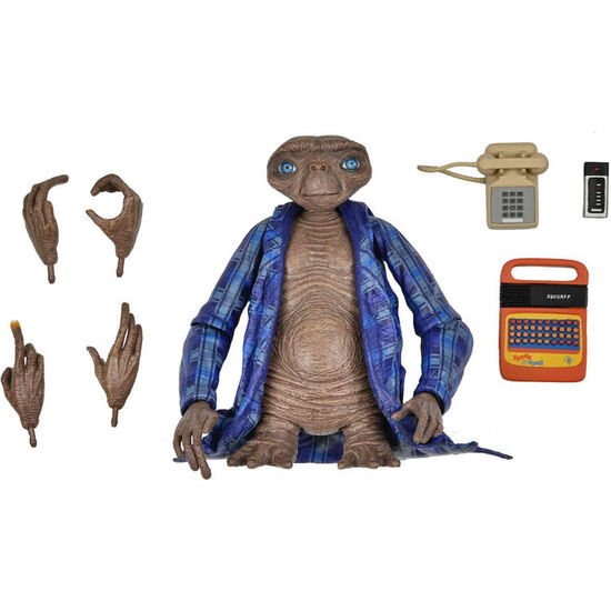 FIGURA ULTIMATE E.T TELEPATHIC 40 ANNIVERSARIO E.T EL EXTRATERRESTRE 12CM image 0