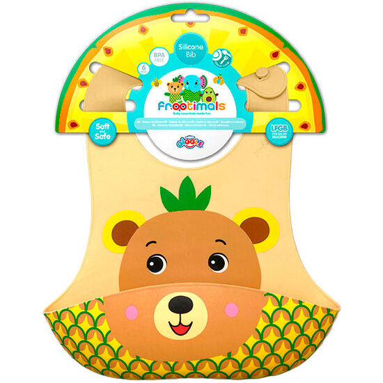 BABERO SILICONA BUBBA TROPIBEAR FROOTIMALS image 0