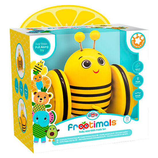 ARRASTRADOR PRIMEROS PASOS MADERA BIZZY LEMONBEE FROOTIMALS image 0
