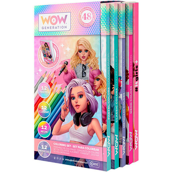 SET COLORES CON LIBRETA WOW GENERATION image 0