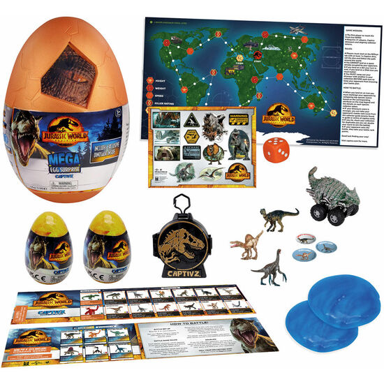 MEGA HUEVO SORPRESA CAPTIVZ DOMINION EDITION JURASSIC WORLD image 0