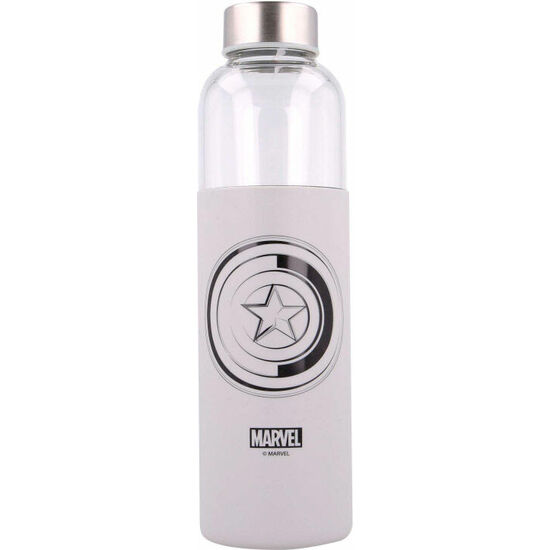 BOTELLA CRISTAL VENGADORES AVENGERS MARVEL FUNDA SILICONA 585ML image 1