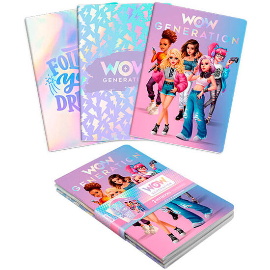 SET LIBRETAS A5 WOW GENERATION image 0