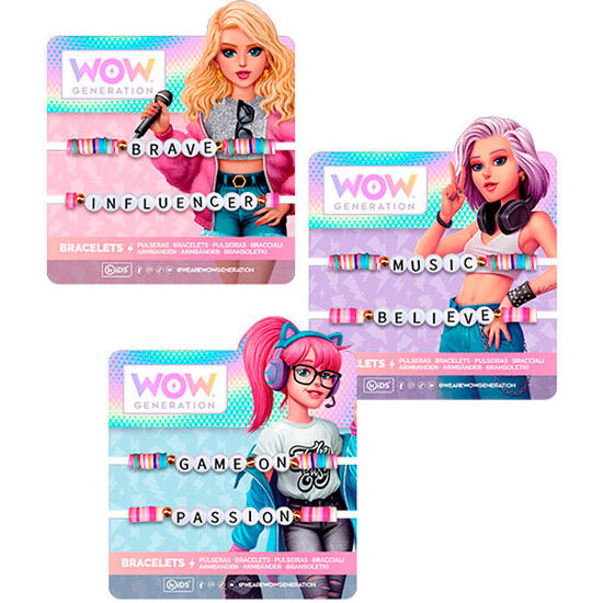 PULSERA MENSAJE WOW GENERATION SURTIDO image 0