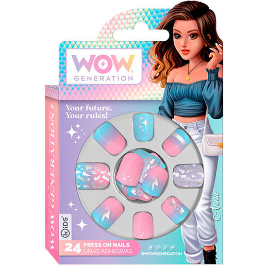 BLISTER SET UÑAS ADHESIVAS WOW GENERATION image 0