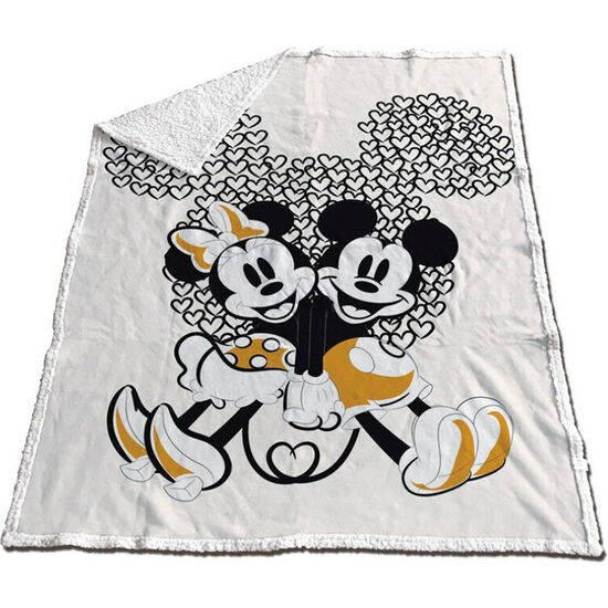 MANTA CORALINA SHERPA MICKEY & MINNIE DISNEY 130X170CM image 0