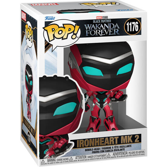 FIGURA POP MARVEL BLACK PANTHER WAKANDA FOREVER IRONHEART MK2 image 0