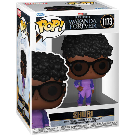 FIGURA POP MARVEL BLACK PANTHER WAKANDA FOREVER SHURI image 0