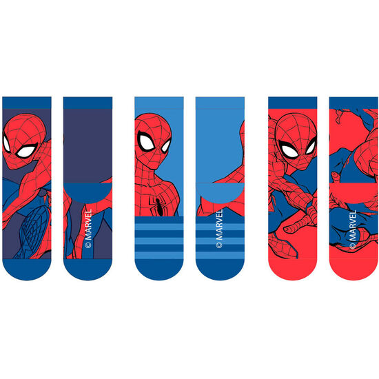 SET 3 CALCETINES SPIDERMAN MARVEL INFANTIL SURTIDO image 0