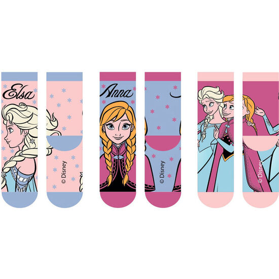 SET 3 CALCETINES FROZEN DISNEY INFANTIL SURTIDO image 0