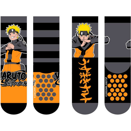 SET 2 CALCETINES ANTIDESLIZANTES NARUTO SHIPPUDEN SURTIDO image 0