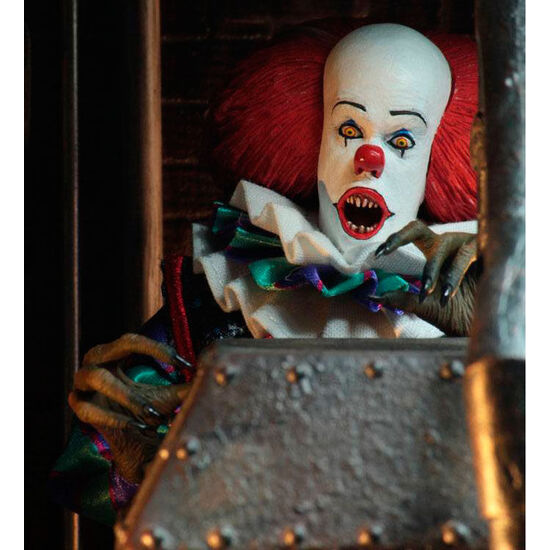 FIGURA ARTICULADA PENNYWISE STEPHEN KING IT 1900 20CM image 1