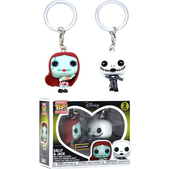 BLISTER LLAVEROS POCKET POP DISNEY PESADILLA ANTES DE NAVIDAD JACK & SALLY EXCLUSIVE image 1